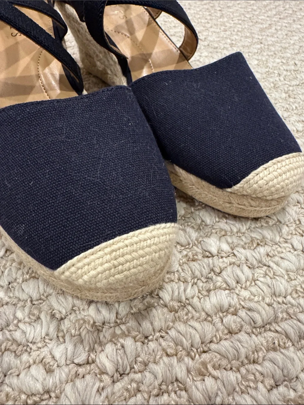 Talbots navy canvas